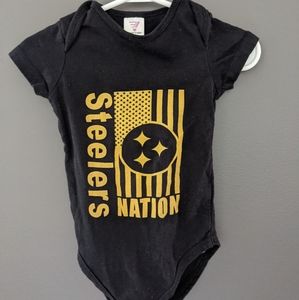 Steelers Nation black and gold onesie/bodysuit